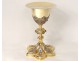 Chalice paten silver gilt enamel flower chalice Jesus Virgin Minerva nineteenth