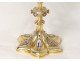 Chalice paten silver gilt enamel flower chalice Jesus Virgin Minerva nineteenth