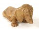 basset dog sculpture HB Quimper faience Jacques Nam twentieth century