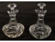 Cruet vinegar mustard cut crystal St. Louis nineteenth century France