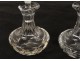 Cruet vinegar mustard cut crystal St. Louis nineteenth century France