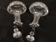 Cruet vinegar mustard cut crystal St. Louis nineteenth century France