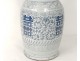 Chinese porcelain baluster vase white-blue flowers Chinese nineteenth century