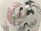 Chinese porcelain baluster vase women courtesans landscape nineteenth flowers