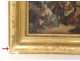 HST table scene inside characters newborn dog golden frame nineteenth