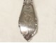 Covered fish gothic silver punch neck brace monogram late nineteenth