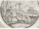 grisaille India Company flat torque gallant scene European decor XVIII