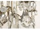 Chandelier crystal chandelier 6 lights cut steel suspension nineteenth century