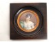 Miniature peinte portrait Mme Récamier Directoire signée Gérard XIXè siècle