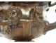 Large bronze cup F. Barbedienne ancient vine characters NapIII nineteenth