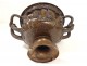 Large bronze cup F. Barbedienne ancient vine characters NapIII nineteenth