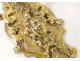 Applies Regency sconces gilt bronze gargoyle head woman XVIII