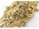 Applies Regency sconces gilt bronze gargoyle head woman XVIII