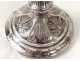 Small solid silver ciborium Minerva Favier wheat ears grape vine nineteenth