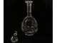 Lot 2 crystal decanters decoration carved star late nineteenth century