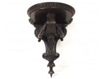 Console carved wall lamp blackened nineteenth century Napoleon III