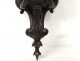 Console carved wall lamp blackened nineteenth century Napoleon III