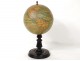 Globe world map Geographer Forest Street Buci Paris blackened wood XIXth