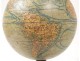 Globe world map Geographer Forest Street Buci Paris blackened wood XIXth