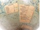 Globe world map Geographer Forest Street Buci Paris blackened wood XIXth