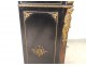 Boulle marquetry furniture bearing bronze gilded caryatids Napoleon III XIXth