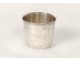 Timbale solid silver cup Farmers General XVIII Paris 49gr silver