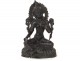 Sculpture statuette bronze Tara Bouddha bouddhisme hindou Tibet lotus XIXè