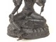 Sculpture statuette bronze Tara Bouddha bouddhisme hindou Tibet lotus XIXè