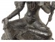 Sculpture statuette bronze Tara Bouddha bouddhisme hindou Tibet lotus XIXè