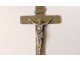 Cross pendant Sterling silver Christ Sisters Saint-Jacut nineteenth century