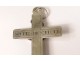 Cross pendant Sterling silver Christ Sisters Saint-Jacut nineteenth century