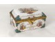 Box box polychrome porcelain ormolu scene gallant nineteenth century