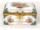 Box box polychrome porcelain ormolu scene gallant nineteenth century