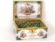 Box box polychrome porcelain ormolu scene gallant nineteenth century