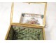 Box box polychrome porcelain ormolu scene gallant nineteenth century