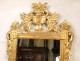 Louis XVI mirror in carved wood, 18th