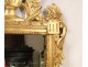 Louis XVI mirror in carved wood, 18th