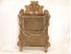 Louis XVI mirror in carved wood, 18th