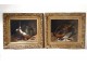 HST dead pair back kind paintings rabbit hunting pheasant V. Galloit nineteenth