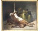 HST dead pair back kind paintings rabbit hunting pheasant V. Galloit nineteenth