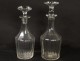 Service 41 verres carafes cristal taillé Creusot Baccarat Charles X XIXème