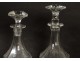 Service 41 verres carafes cristal taillé Creusot Baccarat Charles X XIXème