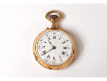 Montre gousset or massif 18K monogramme couronne comtale Napoléon III XIXè