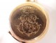 Montre gousset or massif 18K monogramme couronne comtale Napoléon III XIXè