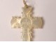 Cross pendant pearl IHS Jesus Virgin Mary ancient french cross nineteenth