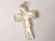 Cross pendant pearl IHS Jesus Virgin Mary ancient french cross nineteenth