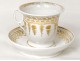 porcelain chocolate cup Paris gilding First Empire XIX century