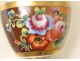 Pot à lait porcelaine Paris Sèvres dorure bouquets fleurs Ier Empire XIXème