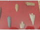 Collection 16 points Breton prehistoric flint arrow Brittany arrow