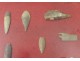 Collection 16 points Breton prehistoric flint arrow Brittany arrow